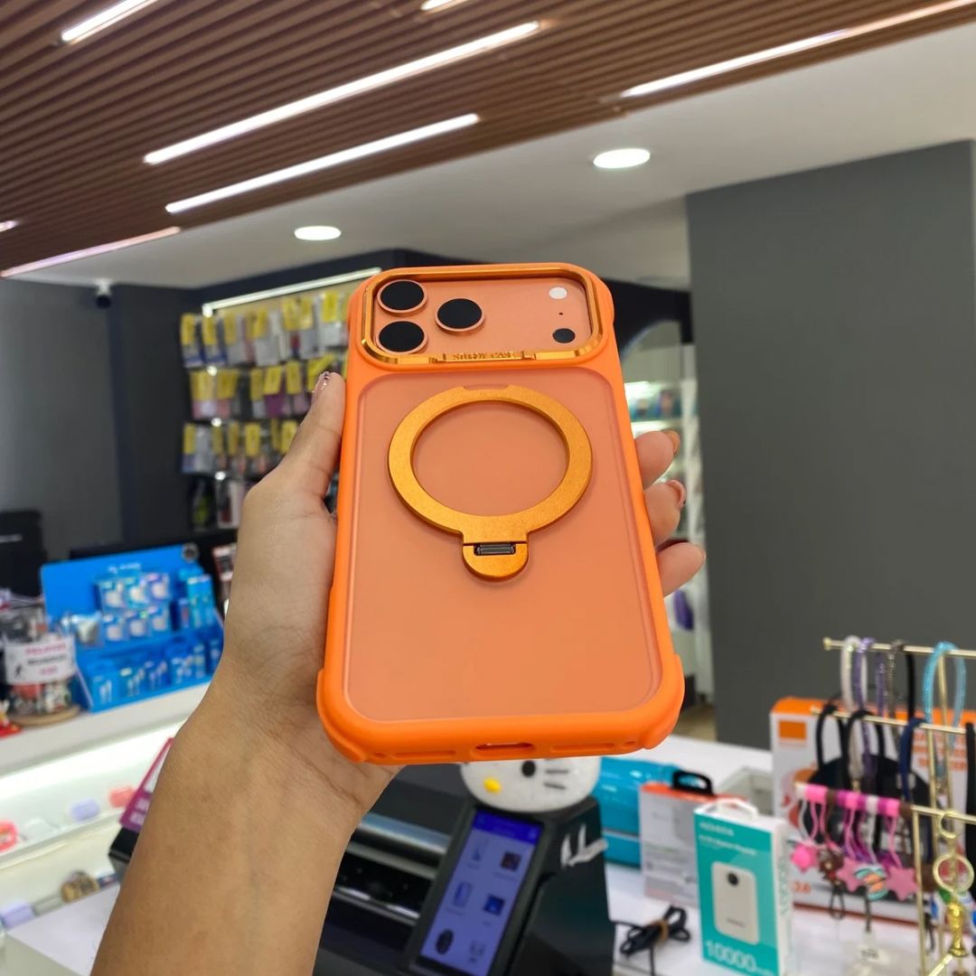 Funda Esquinas Reforzadas Y Soporte Magsafe Para iPhone