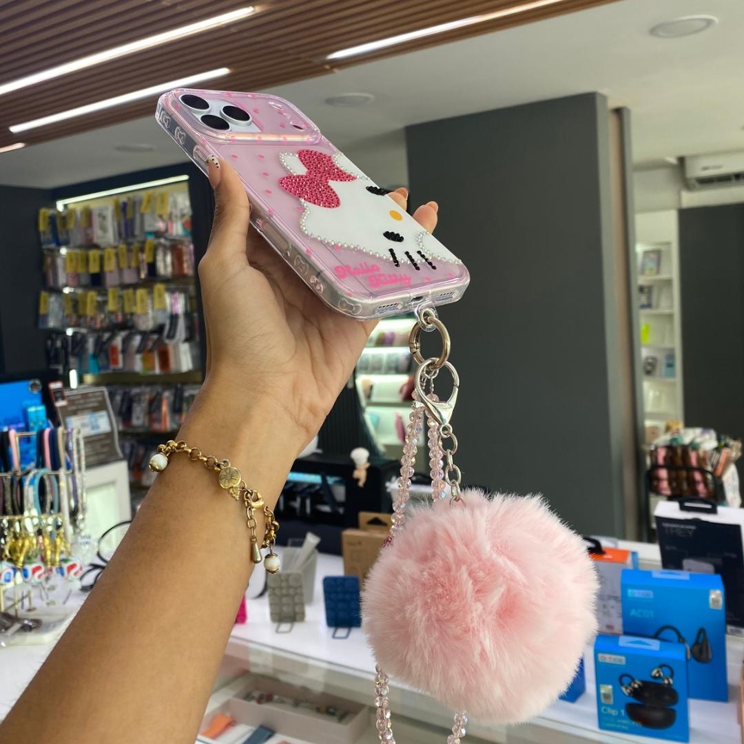 Funda Gatita Rosa Para iPhone 17 ProMax