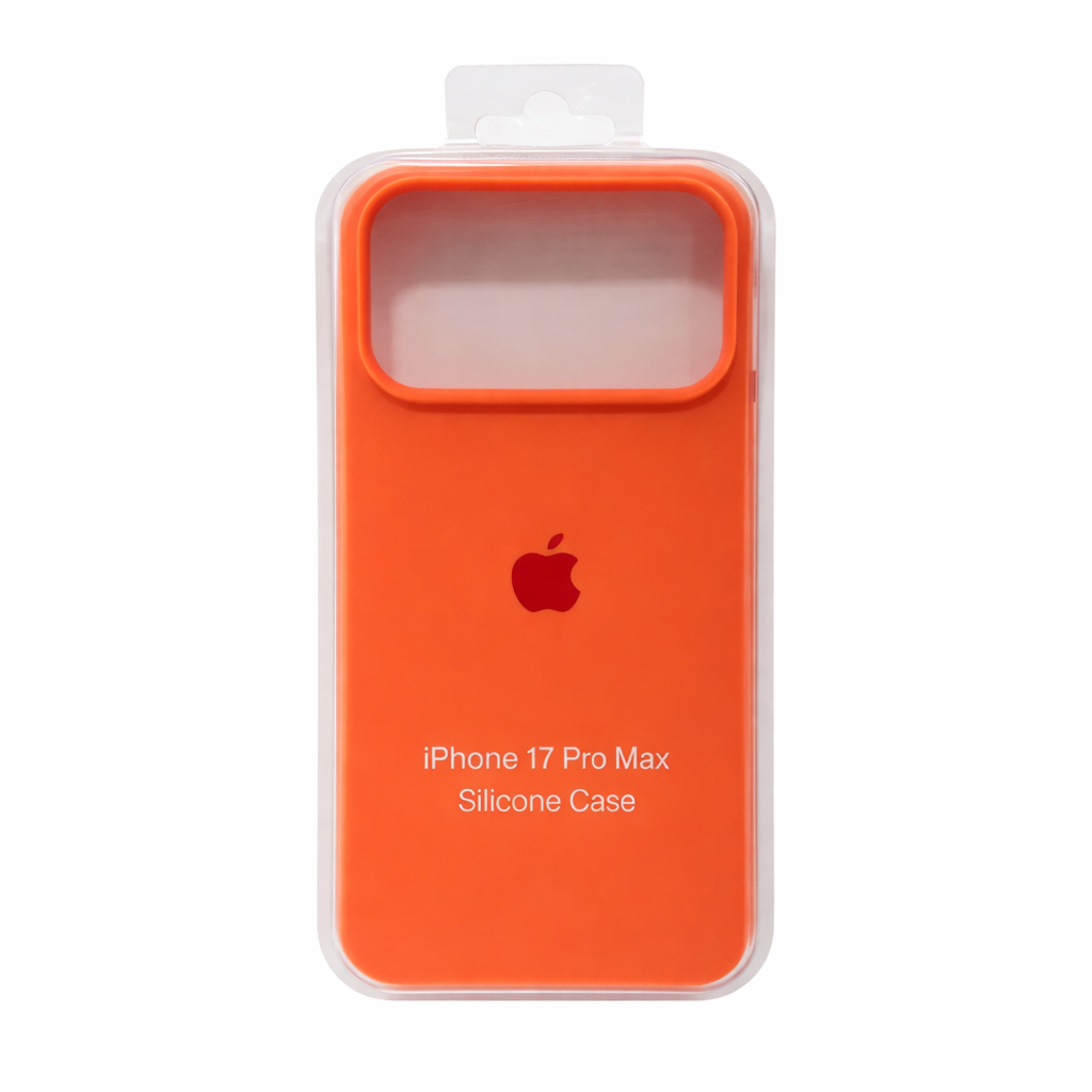 Funda Silicon Naranja Para iPhone