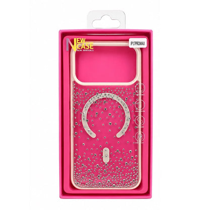 Funda Con Brillos Magsafe Para iPhone 17ProMax
