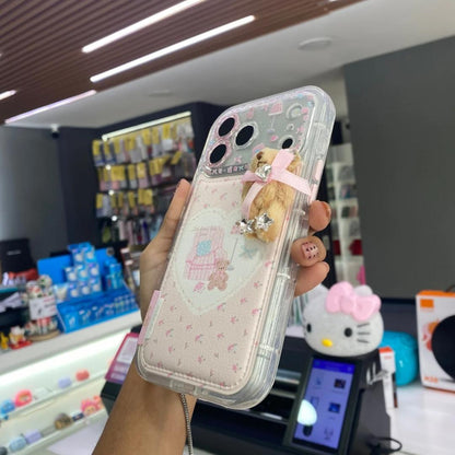 Funda Cute De Osito Para iPhone 17Pro Max