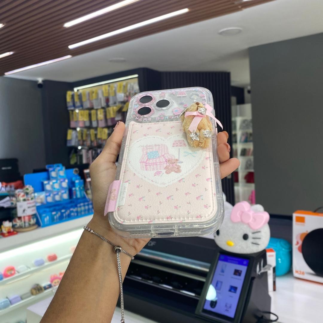 Funda Cute De Osito Para iPhone 17Pro Max
