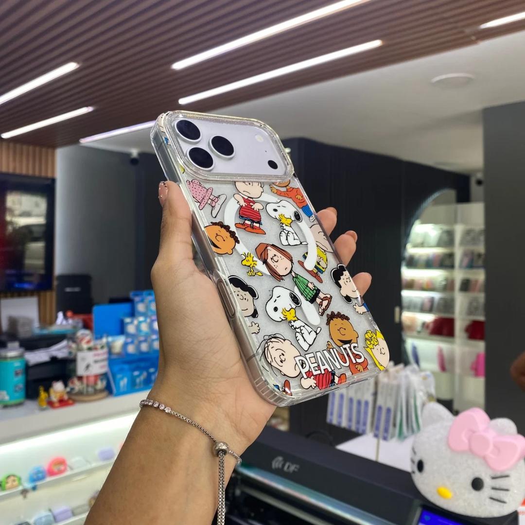 Funda Peanuts Transparente Para iPhone