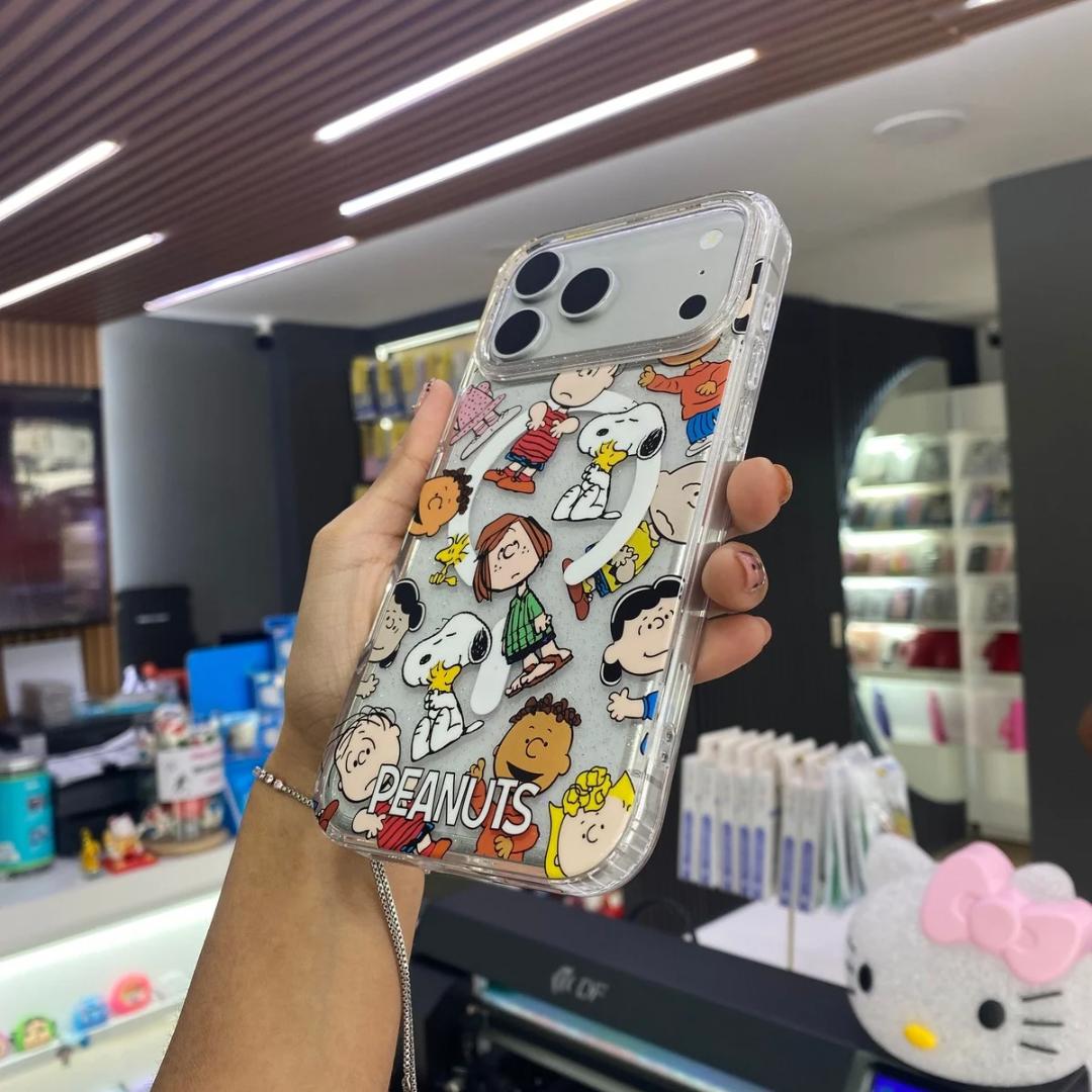 Funda Peanuts Transparente Para iPhone