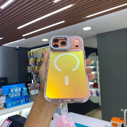 Funda Tornasol Con Soporte En Camara Para iPhone