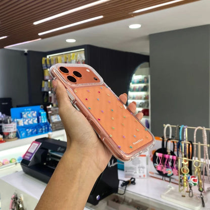 Funda Transparente Con Brillos Para iPhone