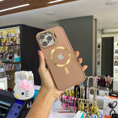 Funda Para iPhone Magnética Con Protectores En Camara
