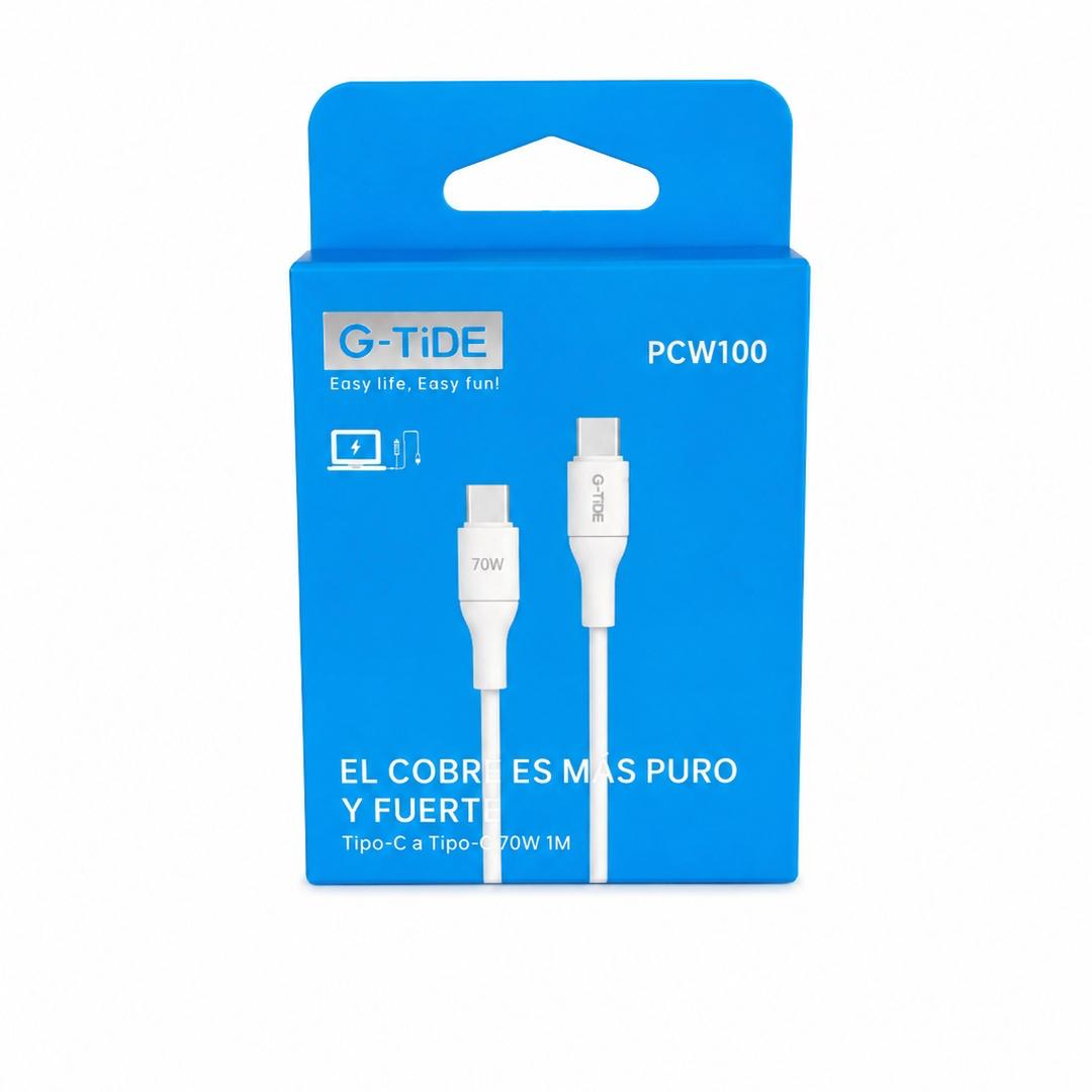 Cable De Un Metro Blanco