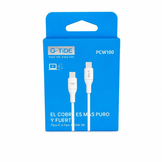 Cable De Un Metro Blanco