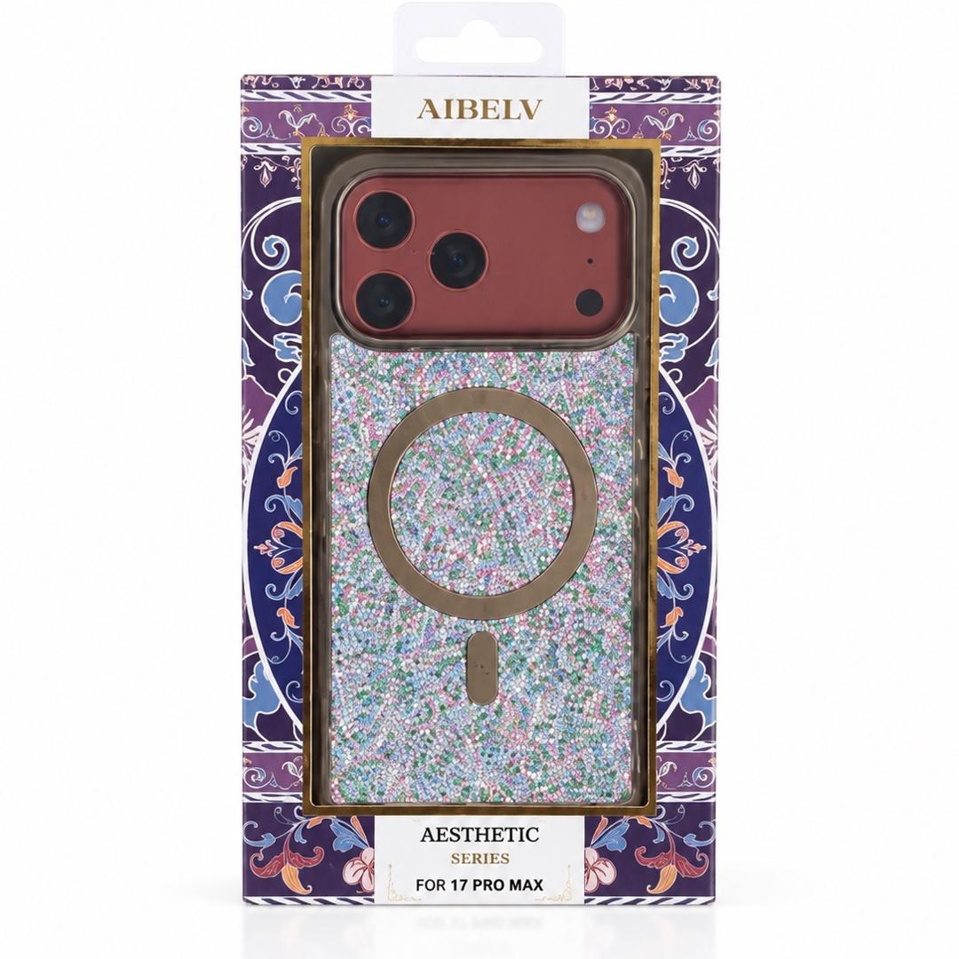 Funda Glitter Multicolor Con Magsafe Para iPhone
