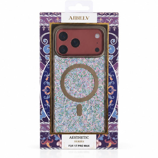 Funda Glitter Multicolor Con Magsafe Para iPhone