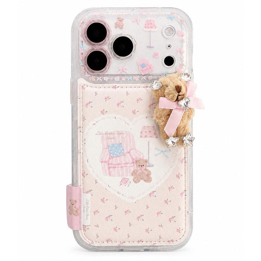 Funda Cute De Osito Para iPhone 17Pro Max