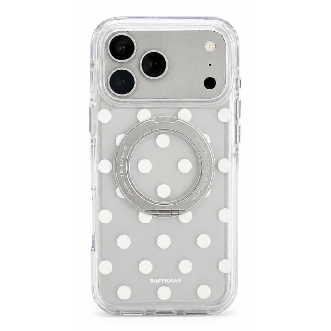 Funda Diseño Lunares Soporte Magsafe Para iPhone 17Pro Max