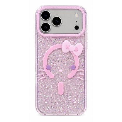Funda Rosa Kawaii Con Magsafe Para iPhone