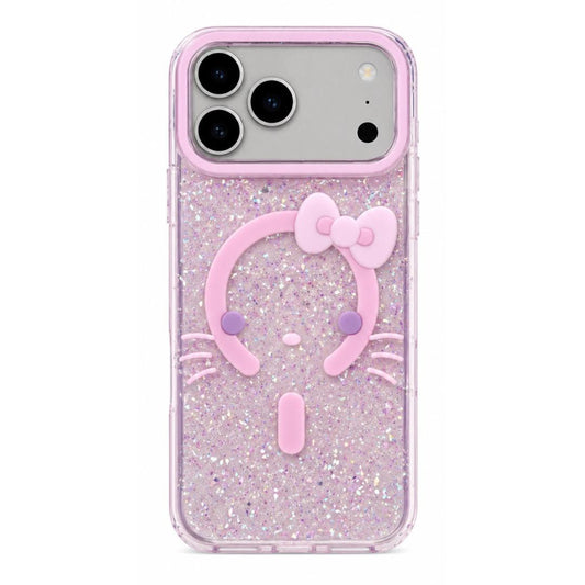 Funda Rosa Kawaii Con Magsafe Para iPhone