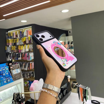 Funda Con Espejo Diseño Unicornio Para iPHONE 17ProMax